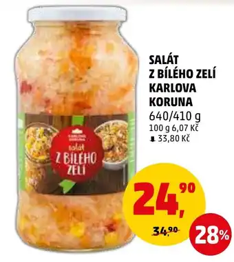 Penny Market SALÁT Z BÍLÉHO ZELÍ KARLOVA KORUNA nabídka
