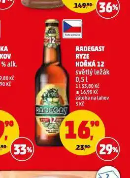 Penny Market Pivo radegast nabídka