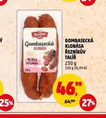 Penny Market Gombasecká klobása nabídka