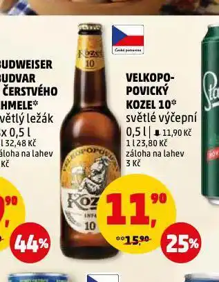 Penny Market Pivo velkopopovický kozel nabídka