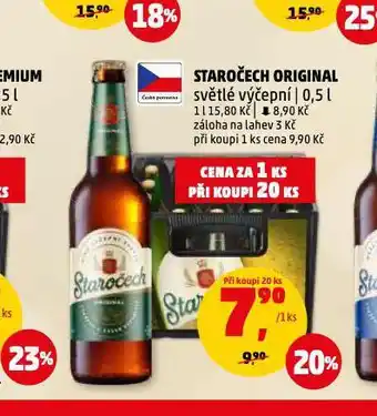 Penny Market Pivo staročech nabídka