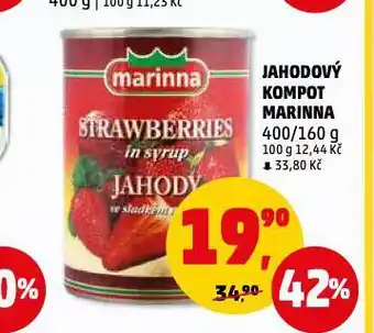 Penny Market Jahodový kompot nabídka