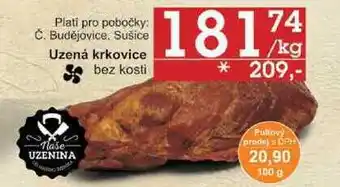 Jip Uzená krkovice bez kosti, 100 g nabídka