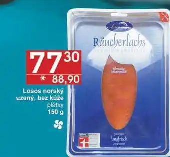 Jip Losos norský uzený, bez kůže plátky, 150 g nabídka