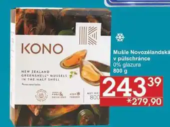 Jip Mušle novozélandská v púlschránce 0% glazura, 800 g nabídka