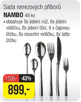 BANQUET Sada nerezových příborů NAMBO 48 ks nabídka