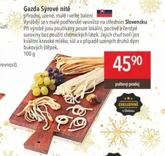 Globus Gazda Sýrové nitě nabídka