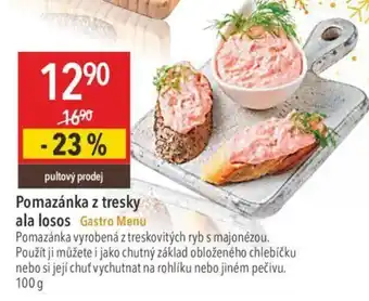 Globus Pomazánka z tresky ala losos nabídka