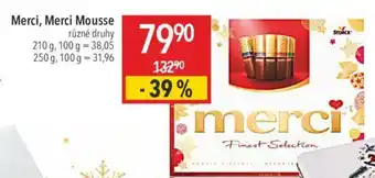 Globus Merci, Merci Mousse nabídka