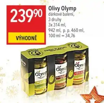 Globus Olivy Olymp nabídka