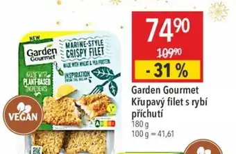 Globus Garden Gourmet Křupavý filet s rybí příchutí nabídka