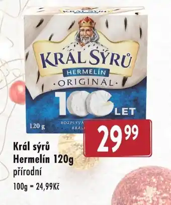 Král sýrů Hermelín 120g