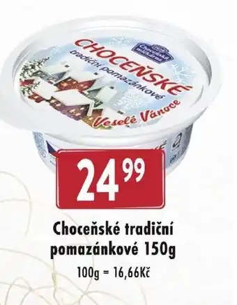 Qanto Choceňské tradiční pomazánkové 150g nabídka