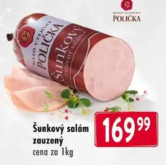 Qanto Šunkový salám zauzený cena za 1kg nabídka