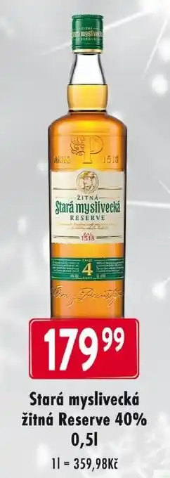 Qanto Stará myslivecká žitná Reserve 40% 0.5l nabídka