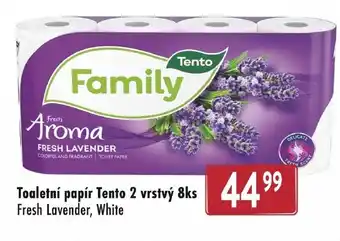 Qanto Toaletní papír Tento 2 vrstvý 8ks nabídka