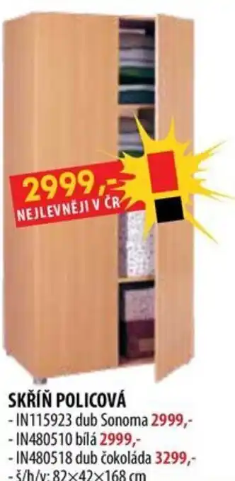 IDEA nábytek SKŘÍŇ POLICOVÁ nabídka