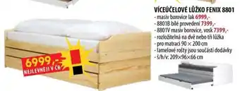 IDEA nábytek VÍCEÚČELOVÉ LŮŽKO FENIX 8801 nabídka