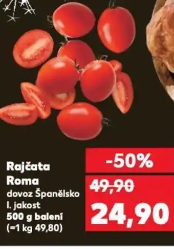 Kaufland Rajčata Roma nabídka