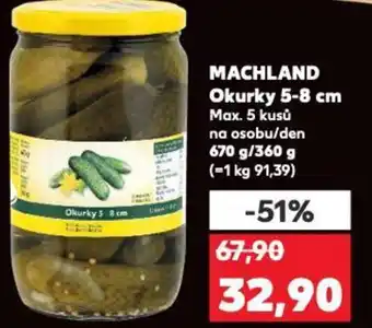 Kaufland MACHLAND Okurky 5-8 cm nabídka