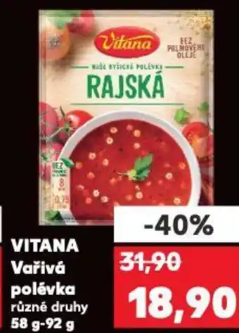 Kaufland VITANA Vařivá polévka nabídka