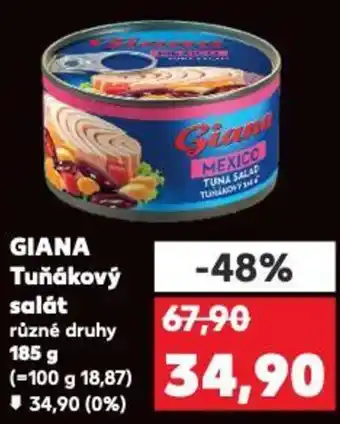 Kaufland GIANA Tuňákový salát nabídka
