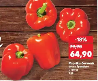 Kaufland Paprika červená nabídka