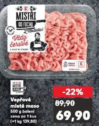 Kaufland Vepřové mleté maso 500 g nabídka