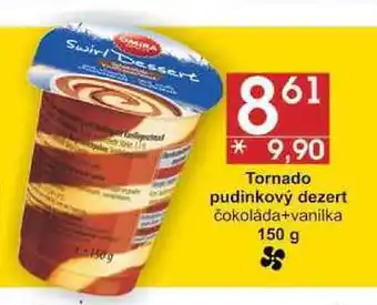 Jip Tornado pudinkový dezert čokoláda+vanilka, 150 g nabídka