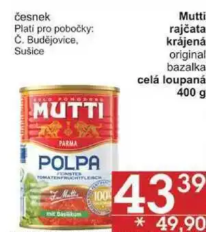 Jip Mutti rajčata krájená original, 400 g nabídka