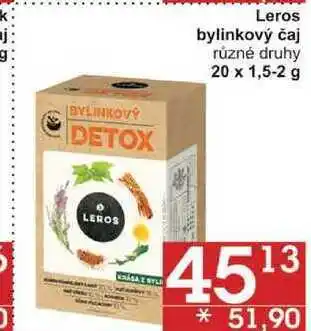 Jip Leros bylinkový čaj různé druhy, 20 x 1,5-2 g nabídka
