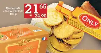 Jip Mince zlaté mléčná čokoláda, 100 g nabídka