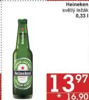 Jip Heineken světlý ležák, 0,33 l nabídka