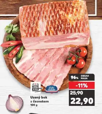 Kaufland Uzený bok s česnekem 100 g nabídka