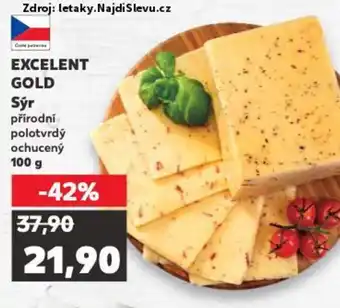 Kaufland EXCELENT GOLD Sýr nabídka