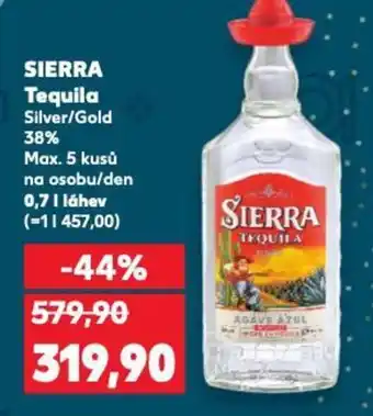 Kaufland SIERRA Tequila nabídka