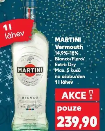 Kaufland MARTINI Vermouth nabídka