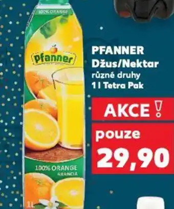 Kaufland PFANNER Džus/Nektar nabídka