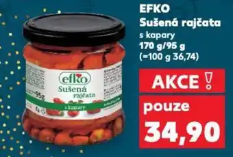 Kaufland EFKO Sušená rajčata s kapary nabídka