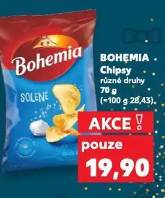 Kaufland BOHEMIA Chipsy nabídka