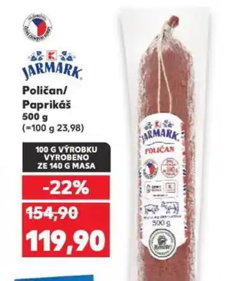 Kaufland Poličan/ Paprikáš 500 g nabídka
