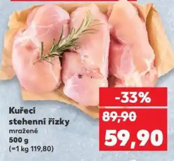 Kaufland Kuřecí stehenní řízky nabídka