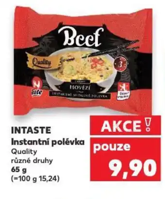 Kaufland INTASTE Instantní polévka nabídka