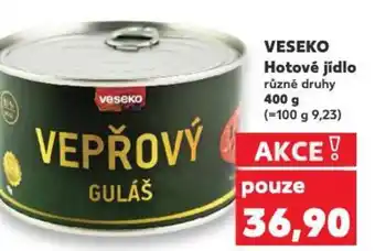Kaufland VESEKO Hotové jídlo nabídka