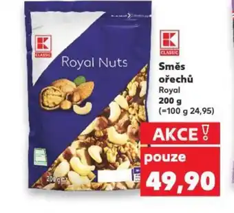 Kaufland Směs ořechů Royal 200 g nabídka