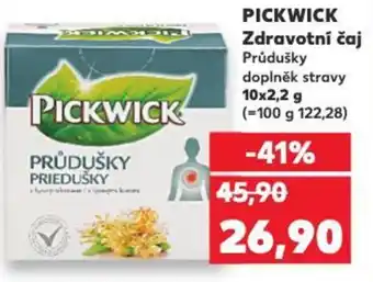 Kaufland PICKWICK Zdravotní čaj nabídka