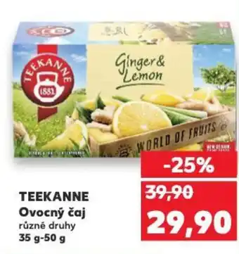 Kaufland TEEKANNE Ovocný čaj nabídka