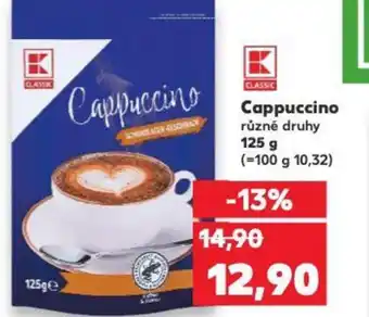 Kaufland Cappuccino různé druhy 125 g nabídka