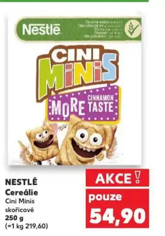 Kaufland NESTLÉ Cereálie nabídka