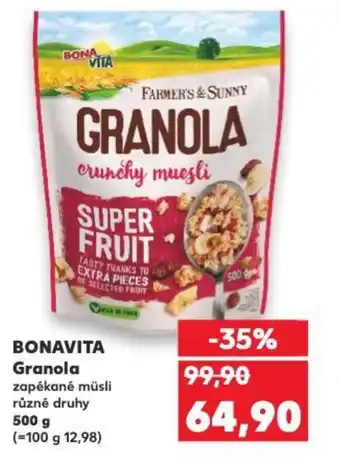 Kaufland BONAVITA Granola nabídka